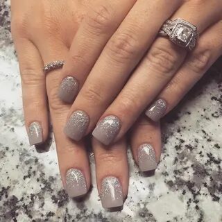 Nail Art / Nail Designs ❤ on Instagram: "Taupe ombré #glitte