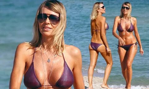 Rita Rusic dazzles on the beach with her amazing bikini body