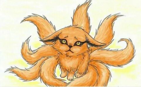 Drawing Nine Tailed Fox Baby - fallinlovewithmybestfried