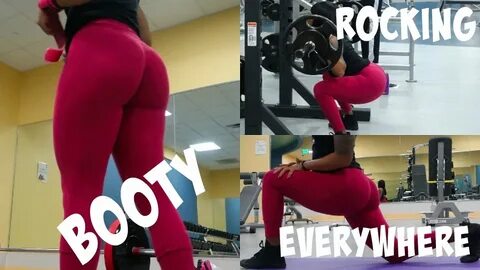 BOOTY ROCKING EVERYWHERE BULKING FOR THE BOOTY EP. 4 SQUATS 