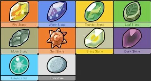 Evolutionary Stones=Mutants - /vp/ - Pokemon - 4archive.org