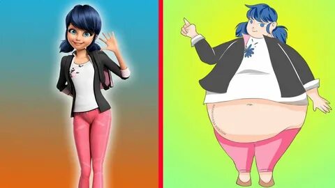 MIRACULOUS LADYBUG CHARACTERS FAT VERSION 😂 - YouTube