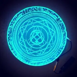 Doctor Strange Light up LED Spell disc prop ( cosplay, hallo