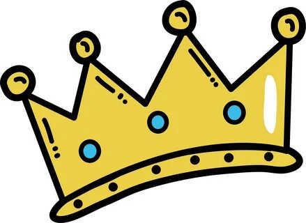 Hand painted cartoon crown png download - 3843*2801 - Free T