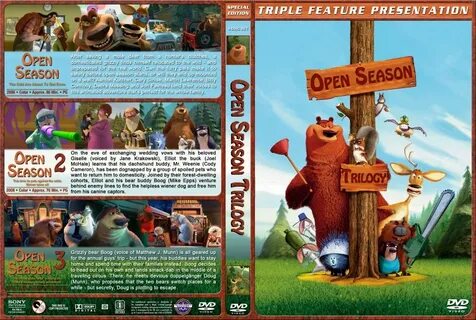 Open Season Trilogy- Movie DVD Custom Covers - Open Season T