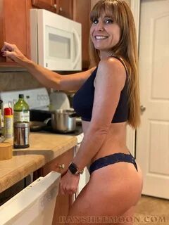 Banshee Moon Thong Lingerie Kitchen Onlyfans Set Leaked - In