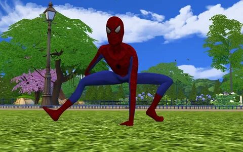 Sims 4 Spider Man - Floss Papers