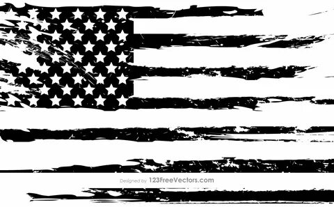 American Flag Clipart Black And White Images Black and white
