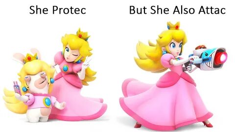 Don't mess up with Peach Mario + Rabbids Kingdom Battle Know