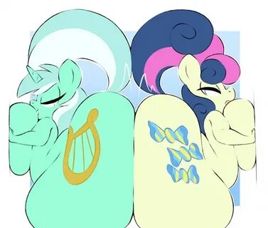 Lyra & BonBon :. by ArizonaTheVixen Жирные и надувные копытц