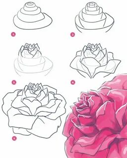 How to draw a Rose 🌹 By wysoka (from DV) . DISCLAIMER!!! I D