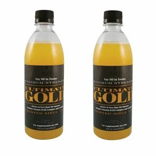 ULTIMATE GOLD 16 OZ DETOX DRINK Works in One Hour! Detoxify,