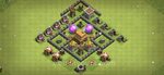 Best Base TH4 with Link, Hybrid Anti Everything - Town Hall 