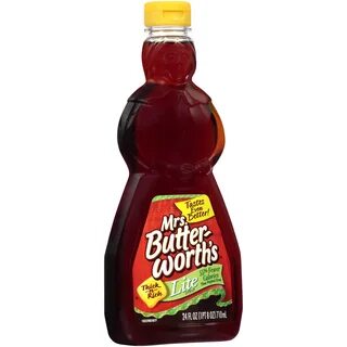 Mrs. Butterworths Lite Syrup 24 Fl Oz Plastic Bottle - Brick