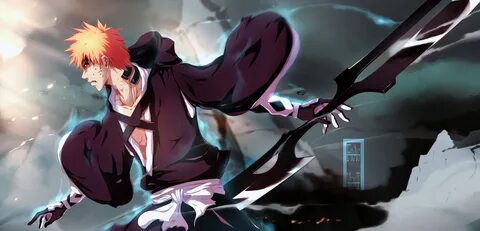 Wallpaper : anime, Bleach, Kurosaki Ichigo, ART, screenshot,