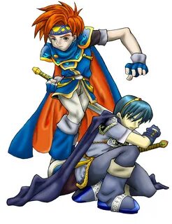 Marth and Roy by SerebrineyDrakon Marth and Roy by Serebrine