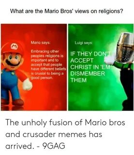 What Are the Mario Bros' Views on Religions? Mario Says Luig