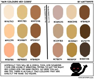 Imagery: 'Skin Colours Hex Codes' Hex color codes, Skin colo