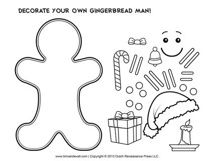 Gingerbread Man Clip Art - Images, Illustrations, Photos
