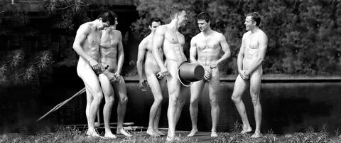 Vintage nude swim team