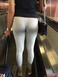 Girl in White Tights With Suitcase Airport Creepshots Galler