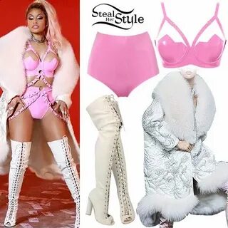 Nicki Minaj: "Rake It Up" Music Video Outfits Steal Her Styl