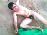 stripped by friends at camping - Brazil - Straight Guys Expo