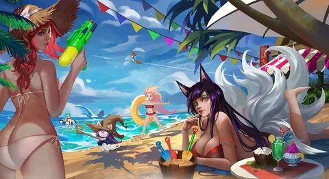 Ant On Twitter League Of Legends Pool Party. By Junqi Mu - M