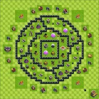 Clash Of Clan Base Layout