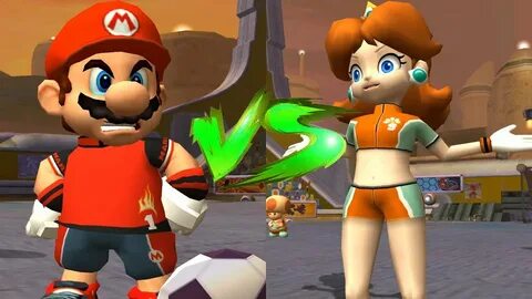 Super Mario Strikers - Team Mario Defeated Team Daisy/Yoshi 