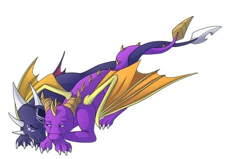 Sleeping - commission by IcelectricSpyro Spyro the dragon, C
