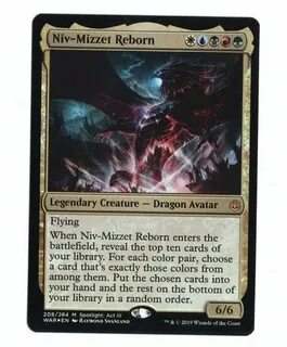 аукцион на лот ENG FOIL Niv-Mizzet Reborn, Нив-Миззет, Перер