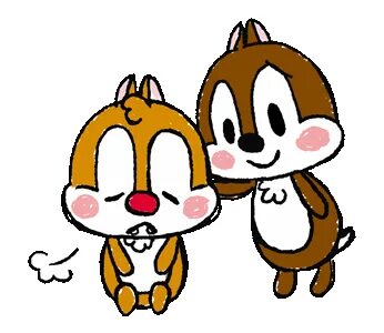 LINE Official Stickers - Animated Chip 'n' Dale: Properly Cu