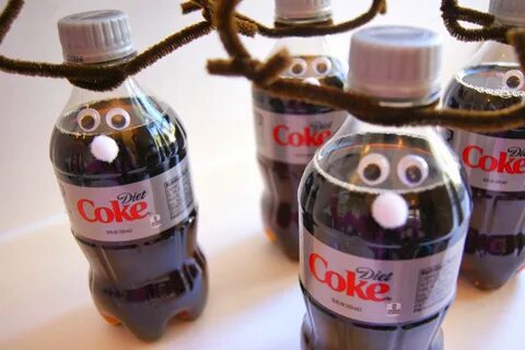 michelle paige blogs: Soda Bottle Reindeer