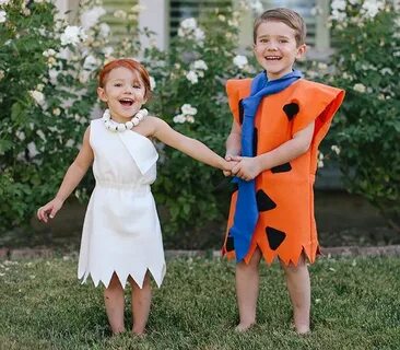 Fred And Wilma Flintstone Costume DIY Halloween Disfraz pica