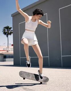 La leçon de style d'une skateuse fashion - Elle Skateuse, Te