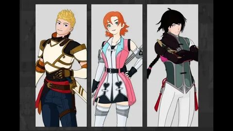 New Outfits for Jaune, Ren & Nora in RWBY Volume 7 - YouTube