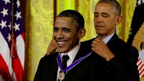 Obama Awarding Obama - Meme Template