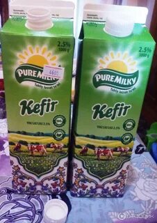 Отзыв о Кефир Pure Milky 2,5% Идеальный кефир для диеты