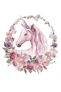 Name:Boho Watercolor Floral Unicorn Iron On Patch Diy Access