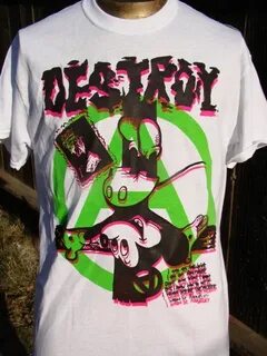 Crucified MICK-E destroy shirt seditionaries style t-shirt b