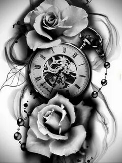 Фото эскиза для тату часы 19.01.2021 № 0075 - tattoo clock s