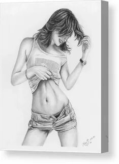 Hot Woman Drawing