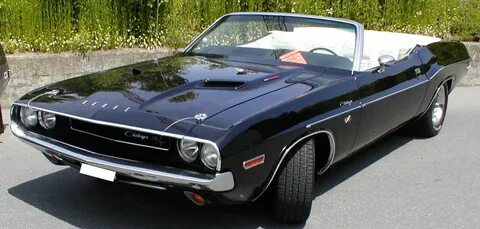 This aggressive 1970 Dodge Challenger Convertible looks exce