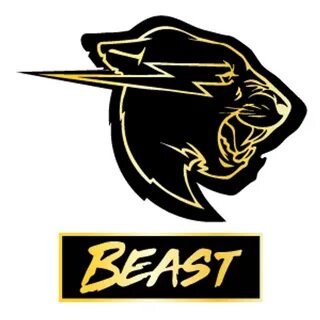 MrBeast Gold Logo - Sticker Mania