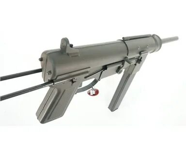Страйкбольный пистолет-пулемет Snow Wolf M3A2 "Grease gun" E