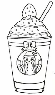 Starbucks Kawaii Coloring Pages Mclarenweightliftingenquiry