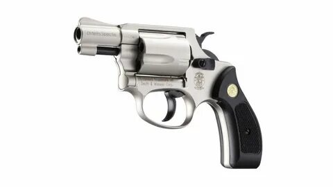 Revolver 9 mm à blanc Smith & Wesson Chiefs Spécial nickelé 