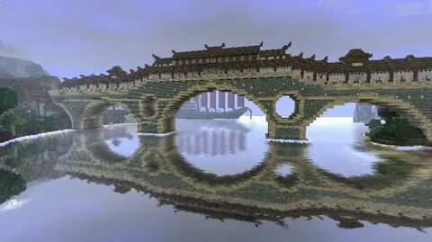 Japanese bridge Minecraft castle, Japanese bridge, Minecraft