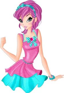 Download World Of Winx Chef Chic Tecna Dotted Outfit Png Pic